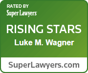 Logo Recognizing Wagner Law, LLC's affiliation with Super Lawyers